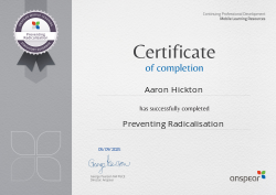 Preventing Radicalisation