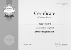 Embedding research