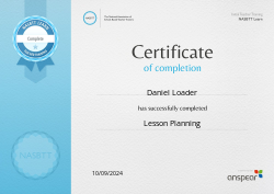 Lesson Planning