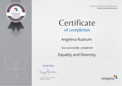 Equality and Diversity