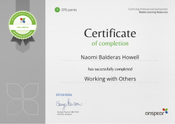Working with Others
