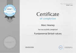 Fundamental British values