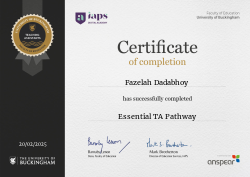 Essential TA Pathway