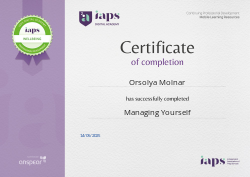 Managing Yourself