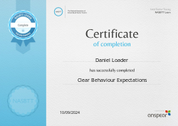 Clear Behaviour Expectations