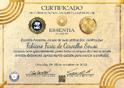 Certificação em Analista Existencial pela Essentia Academy