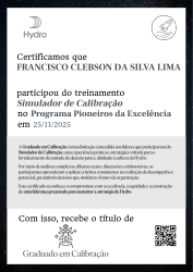 Graduado em Calibração