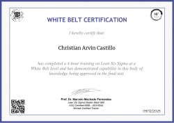 WHITE BELT CERTIFICATION