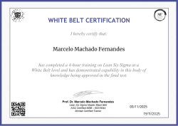 CERTIFICAÇÃO WHITE BELT