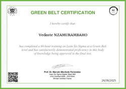 GREEN BELT CERTIFICATION