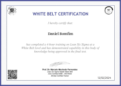 WHITE BELT CERTIFICATION