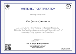 WHITE BELT CERTIFICATION
