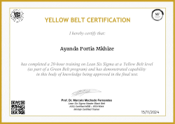 YELLOW BELT CERTIFICATION