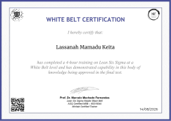 WHITE BELT CERTIFICATION
