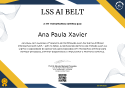 CERTIFICAÇÃO AI BELT