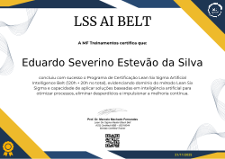 CERTIFICAÇÃO AI BELT