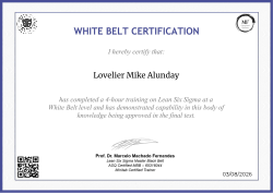 WHITE BELT CERTIFICATION