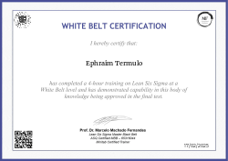 WHITE BELT CERTIFICATION