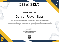 LSS AI BELT CERTIFICATION