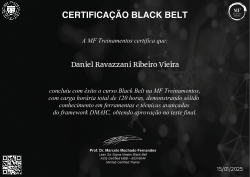 CERTIFICAÇÃO BLACK BELT