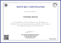 WHITE BELT CERTIFICATION