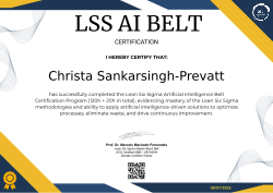 LSS AI BELT CERTIFICATION