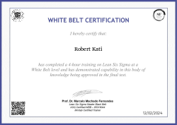 WHITE BELT CERTIFICATION