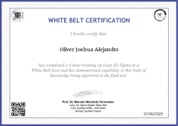 WHITE BELT CERTIFICATION