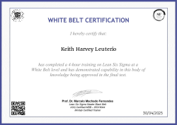 WHITE BELT CERTIFICATION