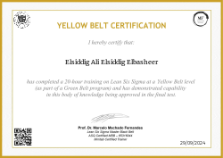YELLOW BELT CERTIFICATION