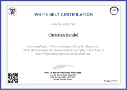 WHITE BELT CERTIFICATION