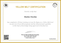 YELLOW BELT CERTIFICATION