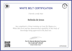 WHITE BELT CERTIFICATION