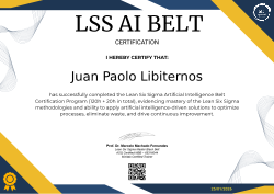LSS AI BELT CERTIFICATION