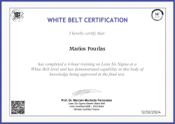 WHITE BELT CERTIFICATION