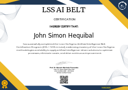 LSS AI BELT CERTIFICATION
