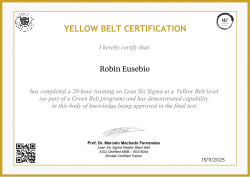 YELLOW BELT CERTIFICATION