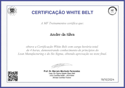 CERTIFICAÇÃO WHITE BELT
