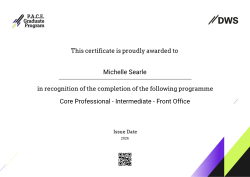 Core Professional - Intermediate - Front Office