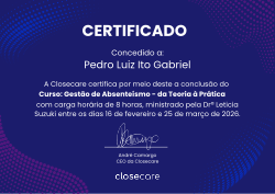 Gestão de Absenteísmo: da Teoria à Prática - 4ª Edição