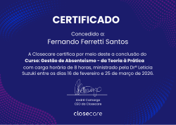 Gestão de Absenteísmo: da Teoria à Prática - 4ª Edição