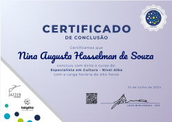 Especialista em Cultura - Nível Alba