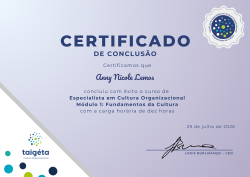 Especialista em Cultura - Nível Alba - alba-julho-2026