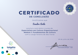 Especialista em Cultura - Nível Alba - alba-julho-2026