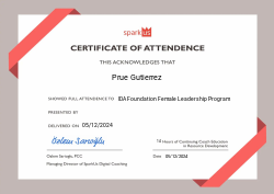 IDA Foundation Female Leadership Program