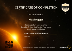 GemaSim Trainer Badge
