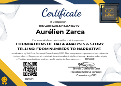 FOUNDATIONS OF DATA ANALYSIS & STORY TELLING