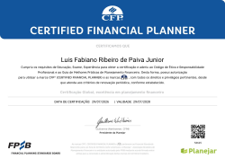 Certificação CFP®