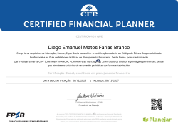Certificação CFP®