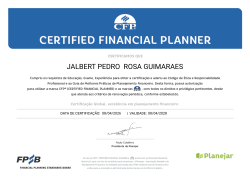 Certificação CFP®